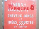 SP JukeBox Johnny Hallyday Cheveux Longs Encart + pochette plastique Philips