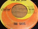 KILLER FUZZ PUNK GARAGE 45 - THE SHAG - STOP AND LISTEN - CAPITOL - WISCONSIN