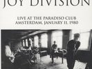 JOY DIVISION - Live At The Paradiso Club, Amsterdam, January 11, 1980 Vinyl lp