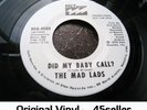 ? MAD LADS promo 'Did My Baby Call' NM + COVER Steve Mancha Northern Soul 45