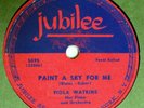 VIOLA WATKINS & the CROWS doo-wop 78 PAINT A SKY FOR ME strong VG Jubilee tb2004