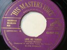 *GOLD LETTERING* EX+ ELVIS PRESLEY Love Me Tender 1st press UK HMV 7