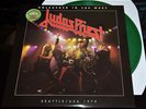 Judas Priest Unleashed in the West Live LTD Green Color Vinyl Record LP Rare EX