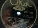 JOE VENUTI BLUE 4 / PARDON MY PRETTY BABY / LITTLE BUTTERCUP 78RPM OKEH 41506 EX