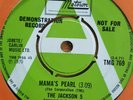 The Jackson 5 Five Mama's Pearl UK Demo Promo 1970 Tamla Motown 7