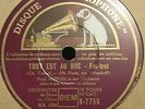 Disque 78 tours Charles et Johnny , Fred Adison .....   Tout est au duc