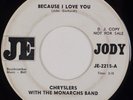 CHRYSLERS: Because I Love You US JE Jody Monarchs Northern Soul Baltimore 45 MP3