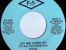 DAVID MORANT: Let Me Come By / Instrumental 45 (obscure Synth Pop Boogie) Soul