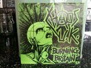 CHAOS UK - BURNING BRITAIN EP (RIOT CITY) UK82 PUNK