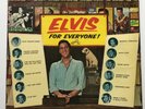 ELVIS PRESLEY- WHITE PROMO LABEL ELVIS FOR EVERYONE FROM JAPAN.