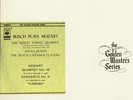 MOZART SQ 16 K.428 Violin Concerto 5 K.219 ADOLF BUSCH Quartet SONC-15119 $4SHIP