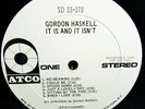 WHITE PROMO '71 Orig King Crimson GORDON HASKELL   IT IS & ISN'T Blues Folk Prog