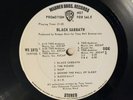 WHITE LABEL BLACK SABBATH DEBUT ALBUM 1970 PROMO US SELF TITLED LP