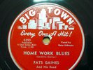 FATS GAINES 78 vocal ROSE JOHNSON Home Work Blues   He's A Real Fine Man  TB2087
