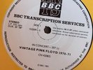 Pink Floyd BBC transcription Vinyl. In Concert.1979-71. Live BBC Recordings