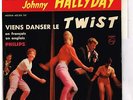 Johnny HALLYDAY   Viens danser le twist   + languette 7'  EP 45 tours  EXC ETAT