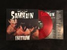Samhain 'Initium' LP red COLORED VINYL - NM/NM w/lyric insert MISFITS DANZIG