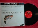 SCHUBERT  TROUT QUINTET  THE FESTIVAL QUARTET   LIVING STEREO AUDIOPHILE