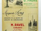 FCX 169 MARGUERITE LONG, CLUYTENS - FAURE balla RAVEL piano cto COLUMBIA LP EX