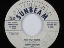 R&B Doo Wop 45 SUNNY FULTON No Not Now SUNBEAM promo HEAR