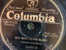 Columbia 14440D Lonnie Coleman OLD ROCK ISLAND BLUES  1929 78 rpm V+ A-1 both