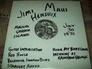Jimi Hendrix **BOOTLEG** Maui July 30, 1970 YELLOW Vinyl Record Album **RARE**
