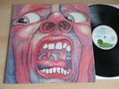 KING CRIMSON VINYL LP – IN THE COURT OF THE CRIMSON KING, ISLAND PINK RIM, PROG