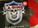 L.A. GUNS - Riot on the Sunset Strip Best of LP RED Vinyl Rip & Tear Sex Action