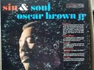 Oscar Brown Jr. Sin & Soul jazz blues LP 1960 Columbia 6-eye CS 8377 VG+ stereo