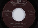 Rockabilly 45 HUELYN DUVALL Three Months To Kill CHALLENGE HEAR