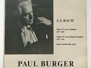 RARE SWISS PRIVATE ARCO LP PAUL BURGER BACH CELLO SUITE 2 & 4 MINT STOCK COPY