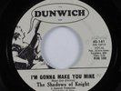Garage Psych 45 SHADOWS OF KNIGHT I'm Gonna Make You Mine DUNWICH promo HEAR