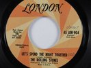 Rock 45 ROLLING STONES Let's Spend The Night Together LONDON promo HEAR