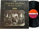 Crosby Stills Nash & Young - Deja Vu LP 1970 1st UK Press Textured MCPS Credit