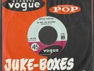 rare 45t juke box noir pochette VOGUE 45 776 JOHNNY HALLYDAY je veux me promener