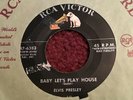 45 RPM Elvis Presley RCA VICTOR 6383 Baby Let's Play House   VG