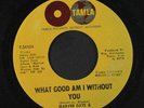 MARVIN GAYE & KIM WESTON: What Good Am I Without You / I Want You 'round 45 (co