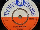 THE GAYLADS IT'S ALL IN THE GAME / VERSION II UK TROJAN RECORDS 7