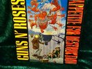 GUNS 'N,ROSES APPETITE FOR DESTRUCTION BAND SLEEVE COVER YEAR 1987 VINYL LP VGC+