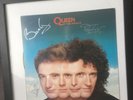 Framed Queen The Miracle vinyl sgned