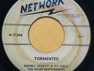 RUSSELL JACQUET, THE HEARTBEATS Tormented DOO WOP 45 Network 71200 Shep Sheppard