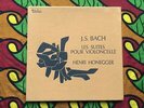 HONEGGER BACH CELLO SUITES 3 LP BOX VALOIS CMB 22 STEREO  SUPERB COPY