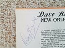 DAVE BARTHOLOMEW 33RPM Broadmoor LP-1201 New Orleans Jazz Band Signed Autograph