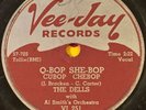 Dells Q-Bop She-Bop A Distant Love VEEJAY 251 doo wop r&b 78