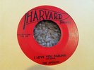 THE APOLLOS I Love You Darling / Bandstand Baby ORIGINAL Harvard 45 R&B Doo Wop