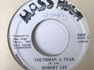 rare digi reggae 45 ROBERT LEE Youthman a Fear MASS HUGH digital dancehall HEAR