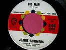 JOANIE SOMMERS - Big Man / Goodbye Summer - Popcorn Promo 45 rpm - W.B. 5390