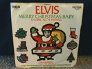 Elvis Presley Merry Christmas Baby / O Come All Ye Faithful Single 45 w/ Pic Slv