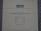 Archiv 14187 APM Bach cellosuites no 2 & 3 , Pierre Fournier 1st ED1