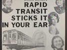 MORRIS BROTHERS: Rapid Transit Sticks It In Your Ear LP (w/ Paul Major post-it